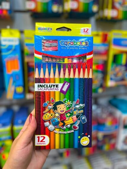 colores con sacapunta