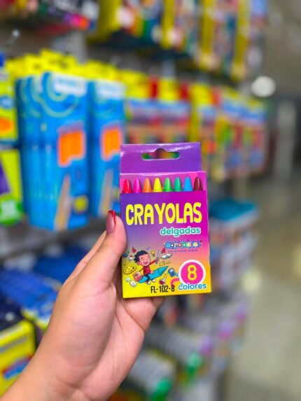 crayolas delgadas
