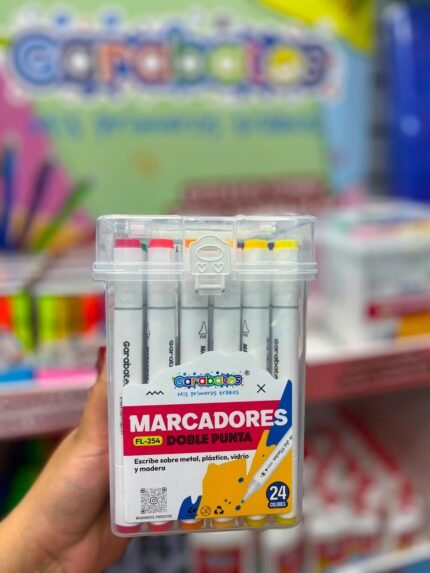 marcadores doble punta