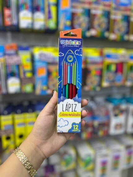 lápiz colores metalizados